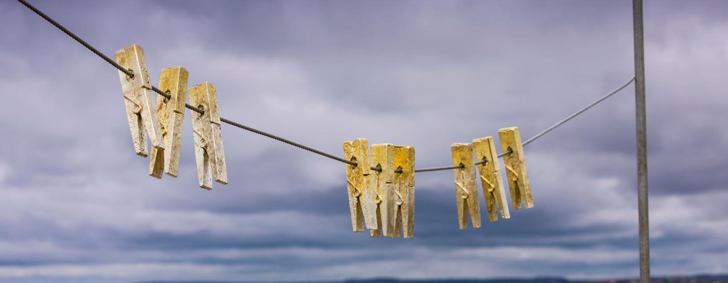 'Clothes Line' by b-side Platform bursary artist Brian Callinan. Photo by Paul Box (2018).
