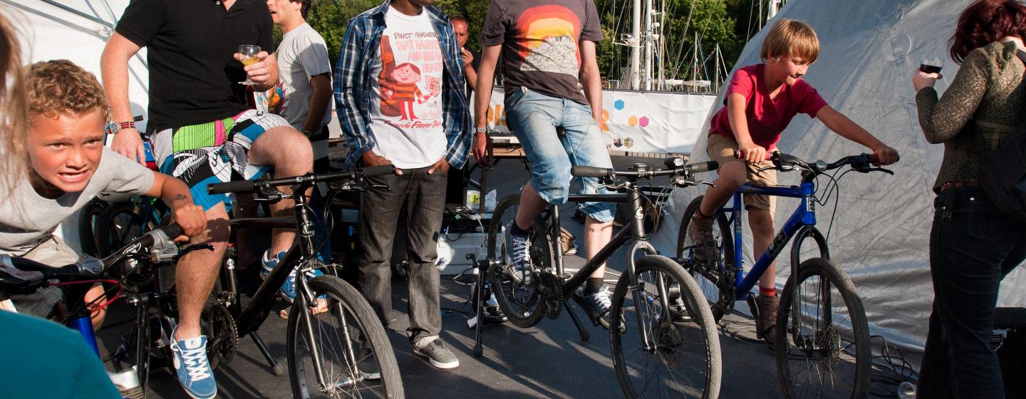 Pedal Powered Pop-Up Events