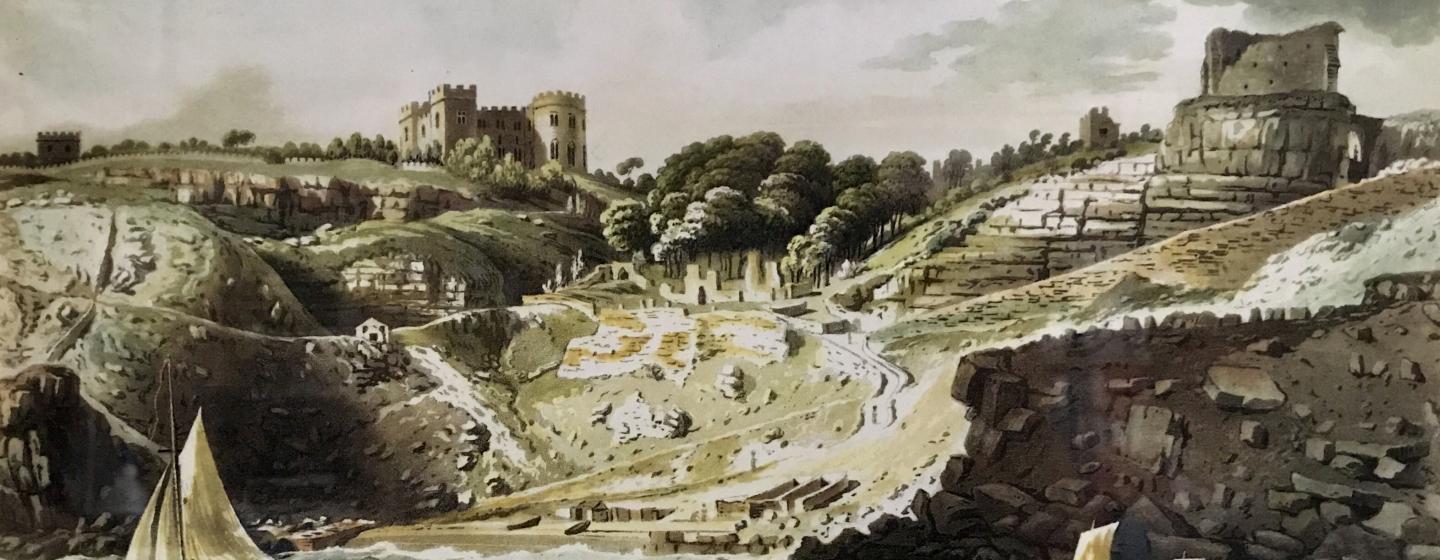 An historical painting of Church Ope
