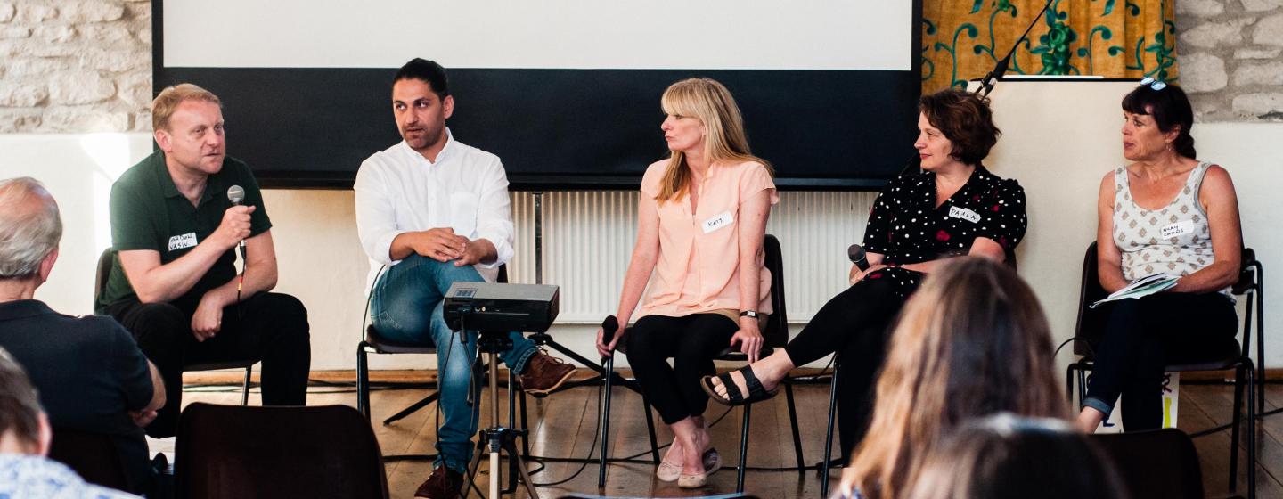 Speakers at the event