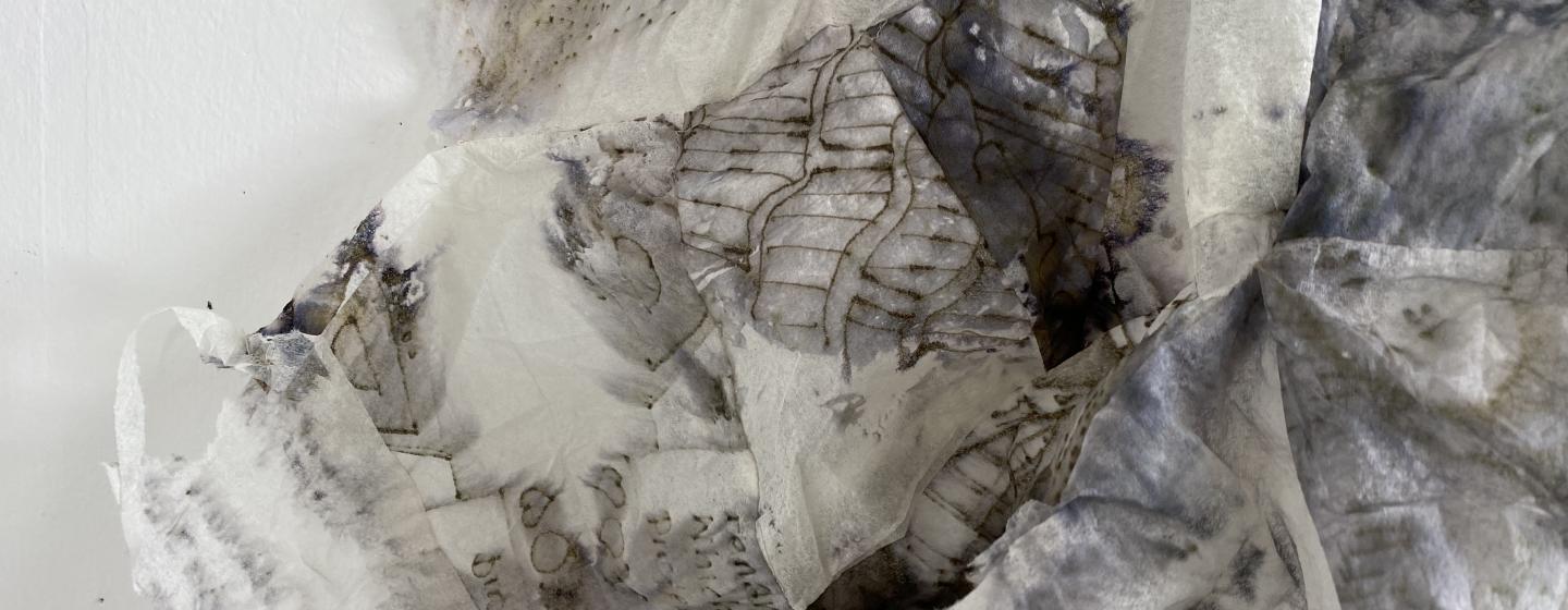 An image of the closer details of some artwork
