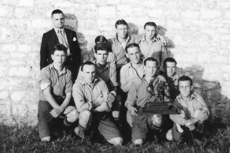 Image of Inter- House winners of the Football Competition 1936 – the year the stadium was completed.